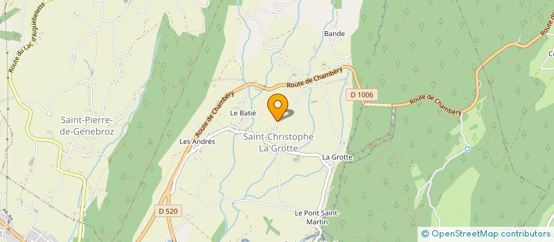 localisation de l'entreprise MONSIEUR FRANCK SALVI à SAINT-CHRISTOPHE-LA-GROTTE