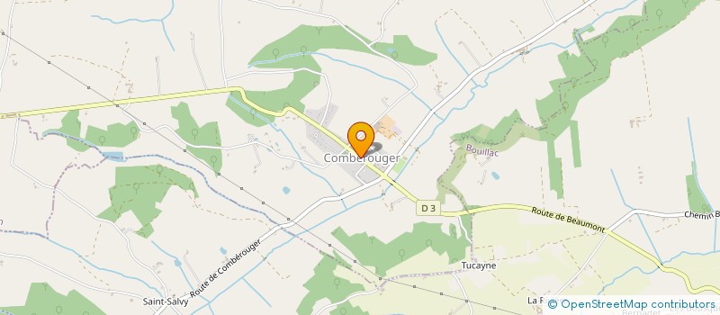 localisation de l'entreprise MONSIEUR FRANCK SANCHEZ  COMBEROUGER