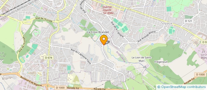 localisation de l'entreprise MONSIEUR FRANCK SANDYCK à ANGOULEME