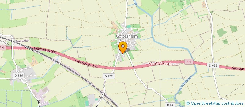 localisation de l'entreprise MONSIEUR FRANCK SANGLIER  GOTTESHEIM