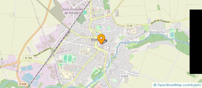 localisation de l'entreprise MONSIEUR FRANCK SARFATI à PITHIVIERS