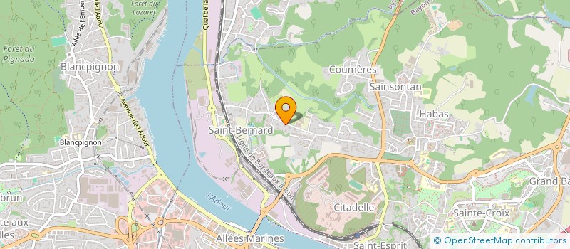 localisation de l'entreprise MONSIEUR FRANCK SARLANDE à BAYONNE