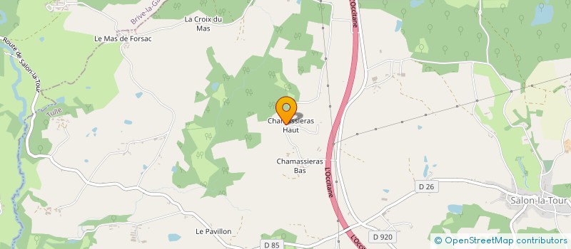 localisation de l'entreprise MONSIEUR FRANCK SARRE  MASSERET