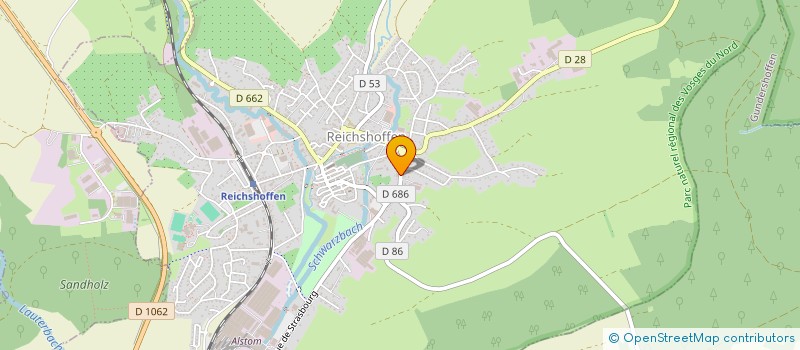 localisation de l'entreprise MONSIEUR FRANCK SATTLER  REICHSHOFFEN