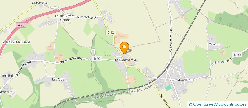 localisation de l'entreprise MONSIEUR FRANCK SAULOT  MORGNY-LA-POMMERAYE