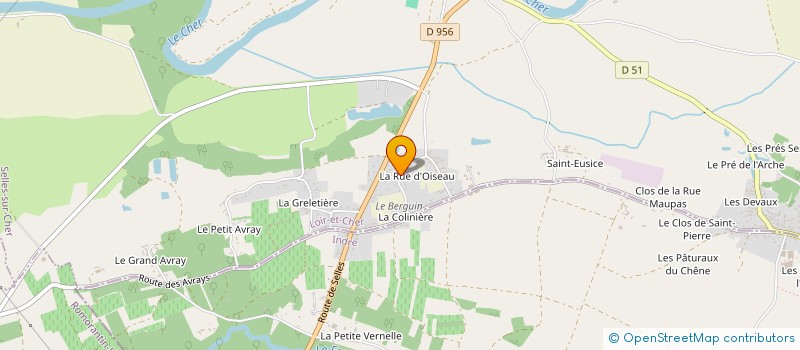 localisation de l'entreprise MONSIEUR FRANCK SAUVESTRE  SELLES SUR CHER