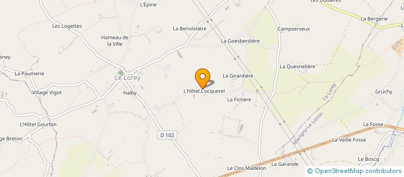 localisation de l'entreprise MONSIEUR FRANCK SAVARY à LE LOREY