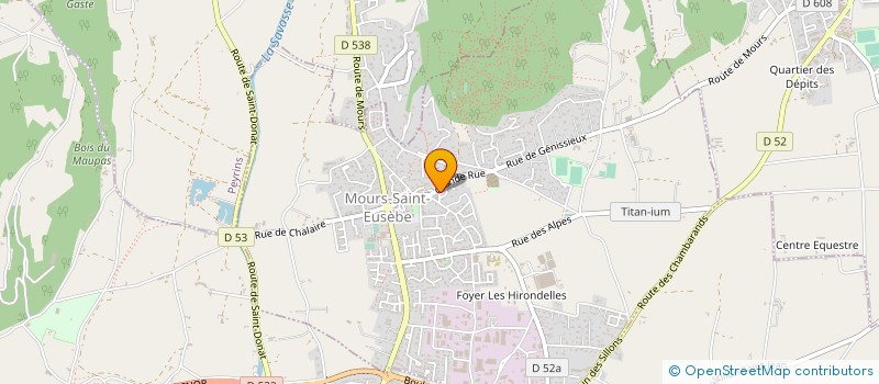 localisation de l'entreprise MONSIEUR FRANCK SAVIARD à MOURS-SAINT-EUSEBE
