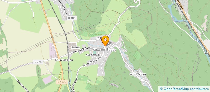 localisation de l'entreprise MONSIEUR FRANCK SAVOYE à VAUX-EN-BUGEY