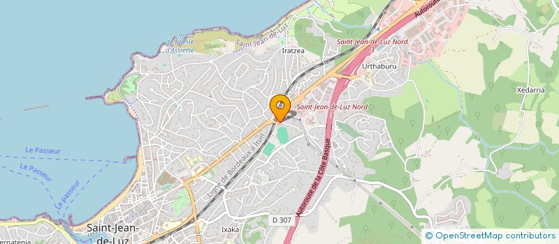 localisation de l'entreprise MONSIEUR FRANCK SCANDOLERA à SAINT-JEAN-DE-LUZ