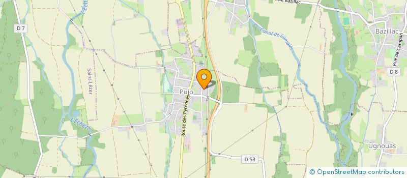 localisation de l'entreprise MONSIEUR FRANCK SCHERRER  PUJO