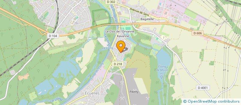 localisation de l'entreprise MONSIEUR FRANCK SCHIAVI  MORET-LOING-ET-ORVANNE