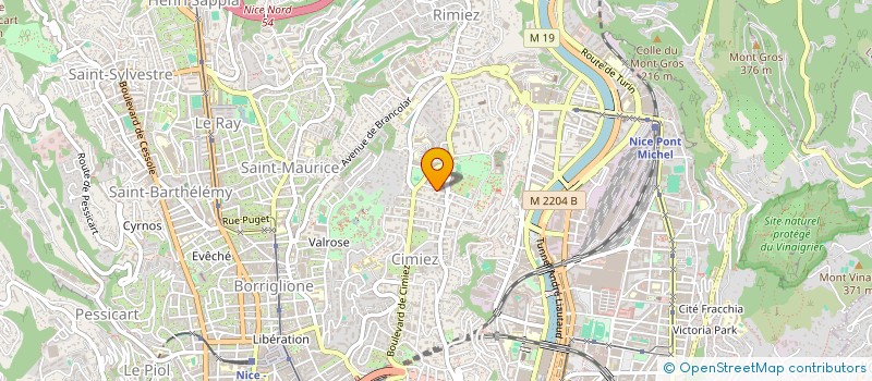 localisation de l'entreprise MONSIEUR FRANCK SCHLAMA à NICE