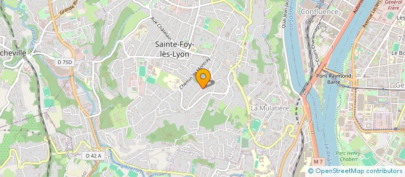 localisation de l'entreprise MONSIEUR FRANCK SCHMIDT à SAINTE-FOY-LES-LYON