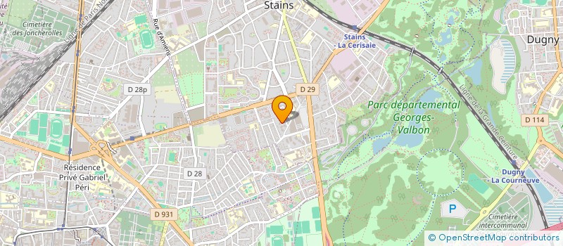 localisation de l'entreprise MONSIEUR FRANCK SCHONBACHLER à STAINS