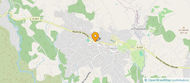 localisation de l'entreprise MONSIEUR FRANCK SEBRIER  FLAYOSC