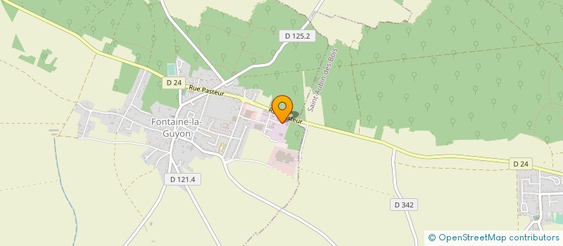 localisation de l'entreprise MONSIEUR FRANCK SEGRETAIN à FONTAINE-LA-GUYON