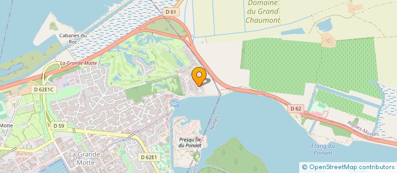 localisation de l'entreprise MONSIEUR FRANCK SEGURET à LA GRANDE-MOTTE