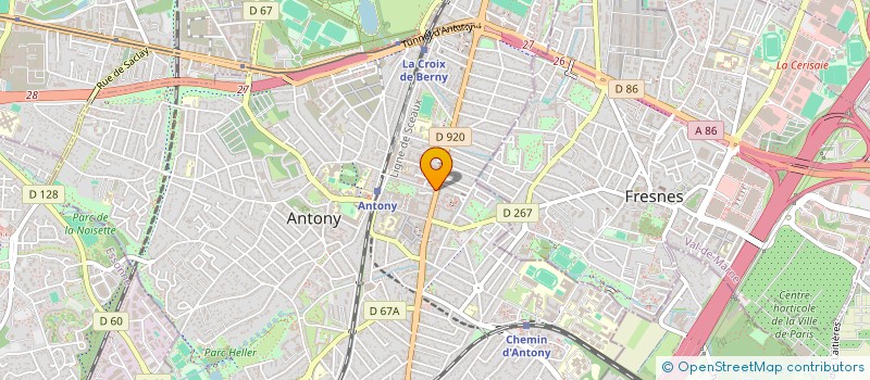 localisation de l'entreprise MONSIEUR FRANCK SELVA à ANTONY