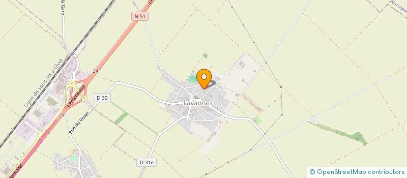 localisation de l'entreprise MONSIEUR FRANCK SEREIN  LAVANNES