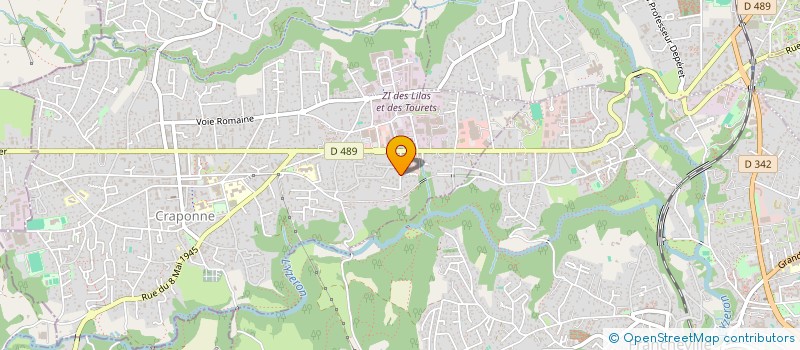 localisation de l'entreprise MONSIEUR FRANCK SERGEANT  VAUGNERAY