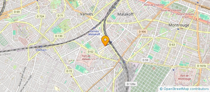 localisation de l'entreprise MONSIEUR FRANCK SERI DJEDJE à MALAKOFF
