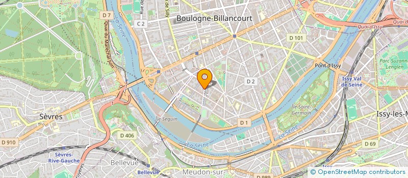 localisation de l'entreprise MONSIEUR FRANCK SEVES à BOULOGNE-BILLANCOURT