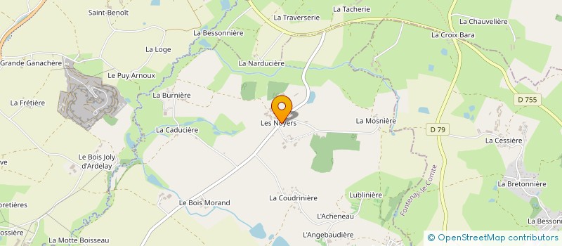 localisation de l'entreprise MONSIEUR FRANCK SIAUDEAU à HERBIERS (LES)
