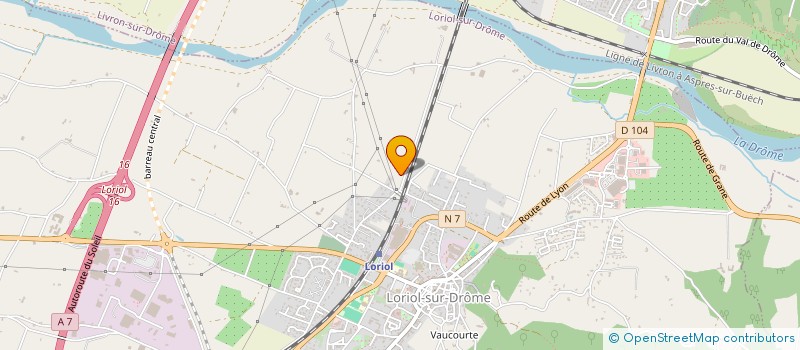 localisation de l'entreprise MONSIEUR FRANCK SICLER  LORIOL-SUR-DROME