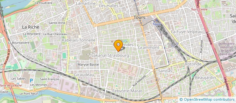 localisation de l'entreprise MONSIEUR FRANCK SILVESTRE  TOURS