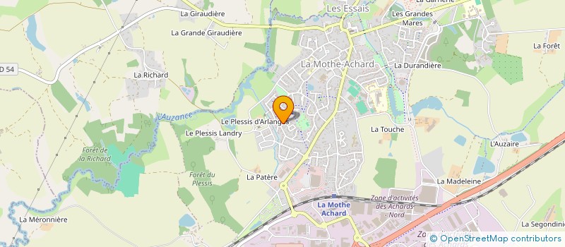 localisation de l'entreprise MONSIEUR FRANCK SIRET  SAINT-MATHURIN