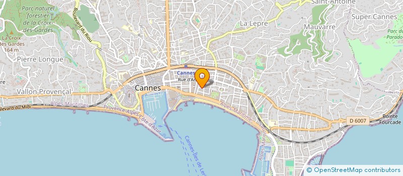 localisation de l'entreprise MONSIEUR FRANCK SIROUX à CANNES