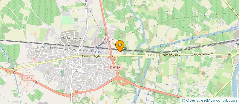 localisation de l'entreprise MONSIEUR FRANCK SOLE  VIAS