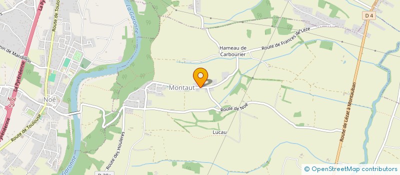 localisation de l'entreprise MONSIEUR FRANCK SOLIVARET  MONTAUT