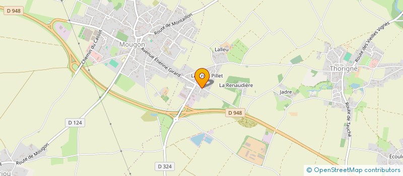 localisation de l'entreprise MONSIEUR FRANCK SORIN  AIGONDIGNE