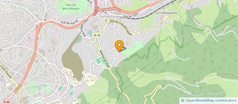 localisation de l'entreprise MONSIEUR FRANCK SORLIN  SAINT-ETIENNE