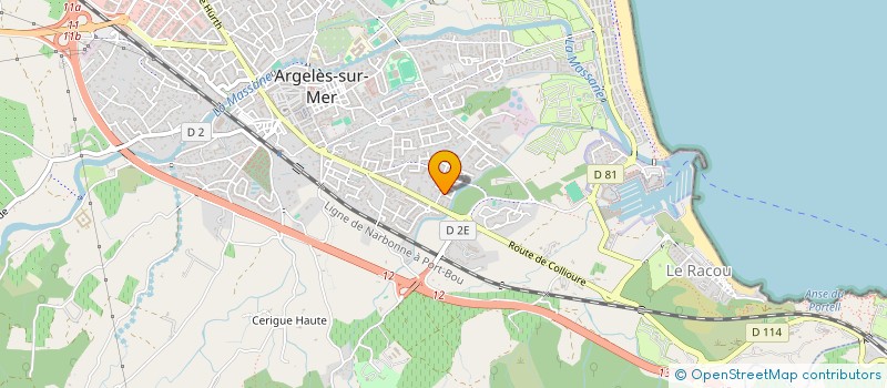 localisation de l'entreprise MONSIEUR FRANCK SOUBRIER à ARGELES-SUR-MER