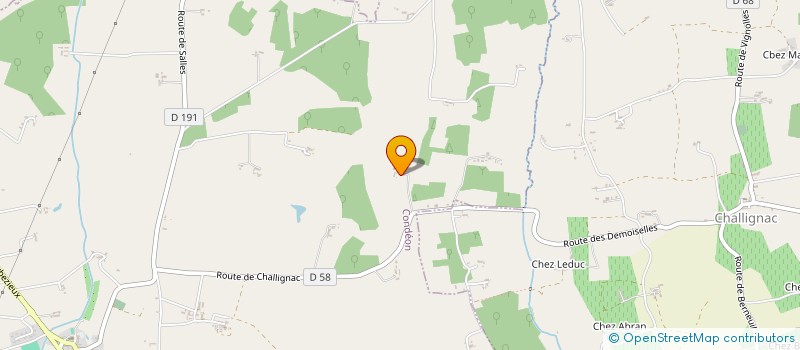 localisation de l'entreprise MONSIEUR FRANCK SOUCHARD  CONDEON