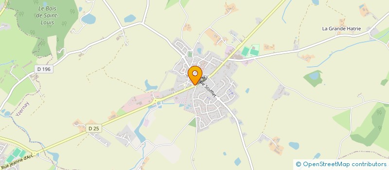 localisation de l'entreprise MONSIEUR FRANCK SOUCHU  YZERNAY