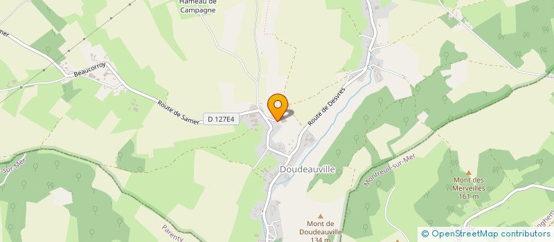 localisation de l'entreprise MONSIEUR FRANCK SOUDAIN  DOUDEAUVILLE