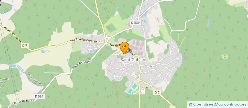 localisation de l'entreprise MONSIEUR FRANCK SOUL  SAINT-GOBAIN