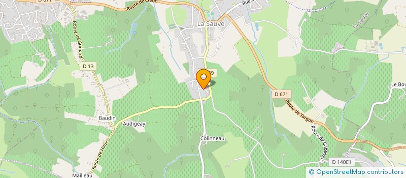 localisation de l'entreprise MONSIEUR FRANCK SOULE  LA SAUVE