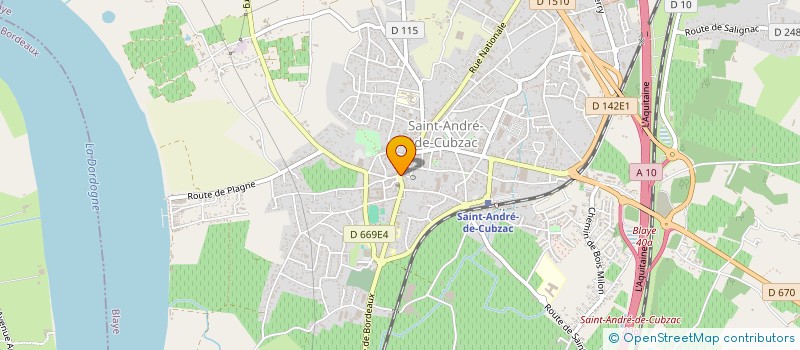 localisation de l'entreprise MONSIEUR FRANCK SOULIGNAC à SAINT-ANDRE-DE-CUBZAC