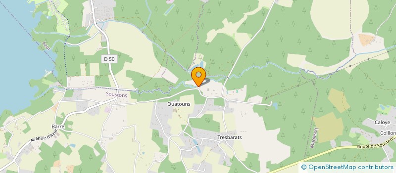 localisation de l'entreprise MONSIEUR FRANCK SOULU  AZUR