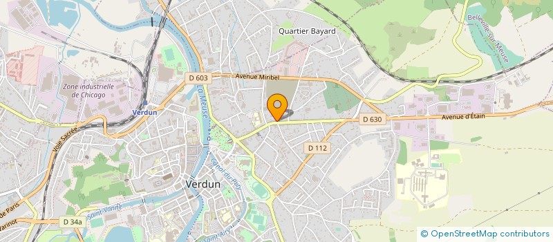 localisation de l'entreprise MONSIEUR FRANCK SOUQUET à VERDUN