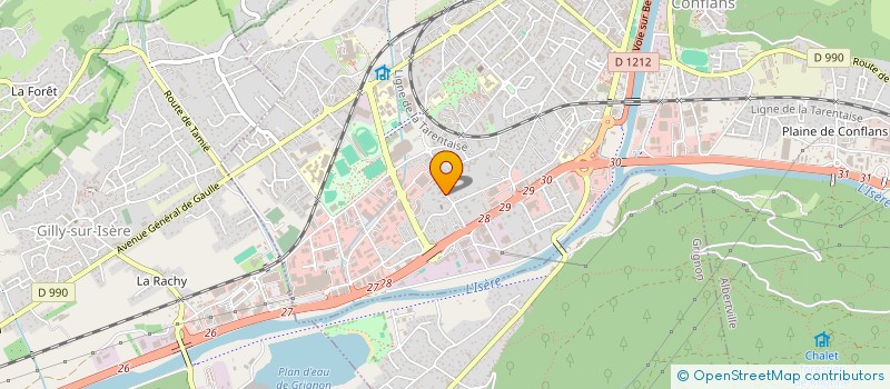 localisation de l'entreprise MONSIEUR FRANCK SOURIMANT  ALBERTVILLE