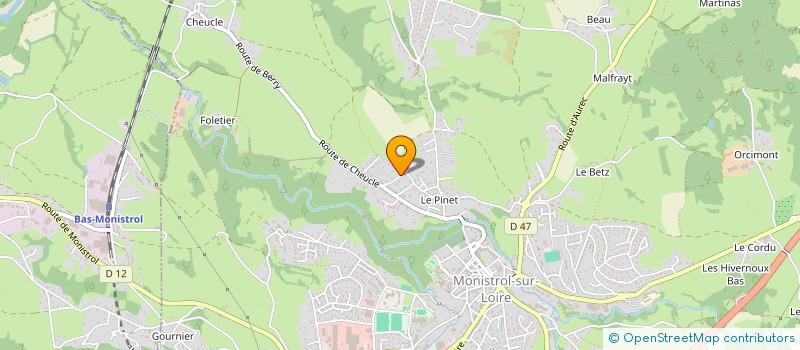 localisation de l'entreprise MONSIEUR FRANCK SOUVIGNET  MONISTROL-SUR-LOIRE