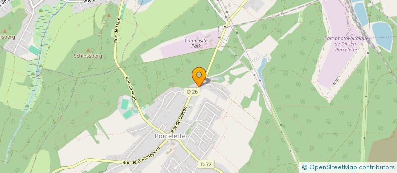 localisation de l'entreprise MONSIEUR FRANCK SPITZ  PORCELETTE