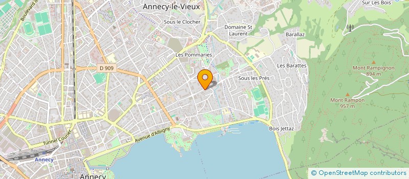 localisation de l'entreprise MONSIEUR FRANCK STAROPOLI à ANNECY