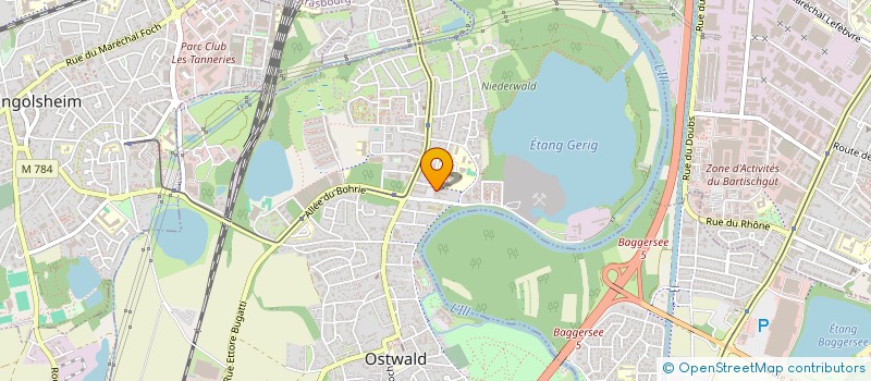 localisation de l'entreprise MONSIEUR FRANCK STEINBERGER  OSTWALD